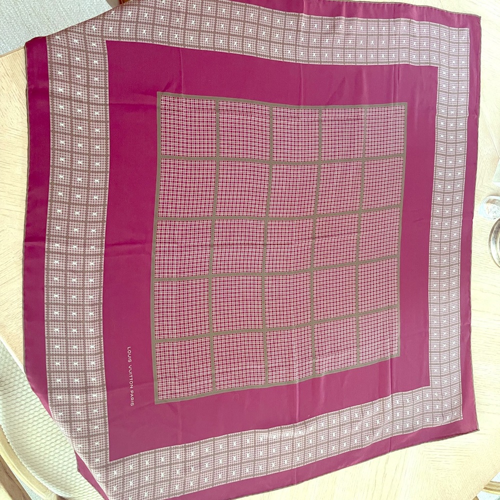Louis Vuitton Vintage Silk Scarf
